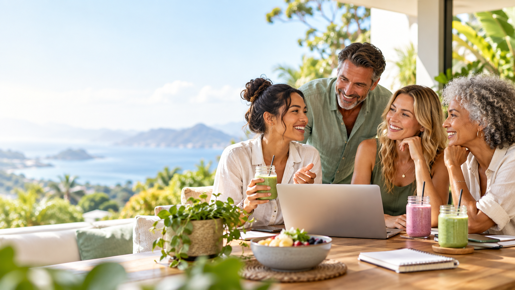 People exploring Herbalife membership and independent business options together